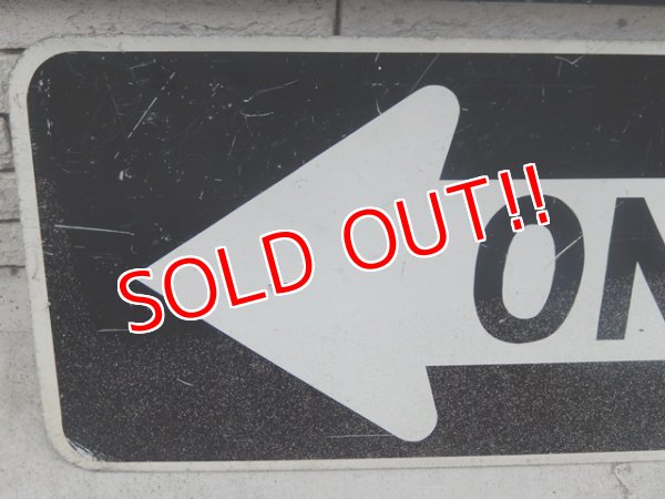 画像2: dp-150914-01 80's〜ONE WAY Road Sign