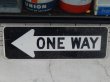 画像1: dp-150914-01 80's〜ONE WAY Road Sign