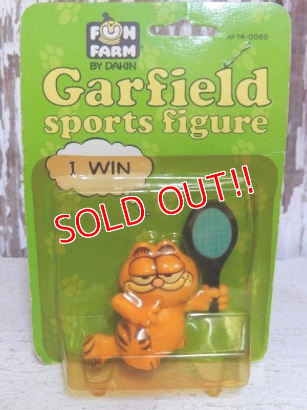 画像1: ct-150922-54 Garfield / 80's PVC "Tennis"