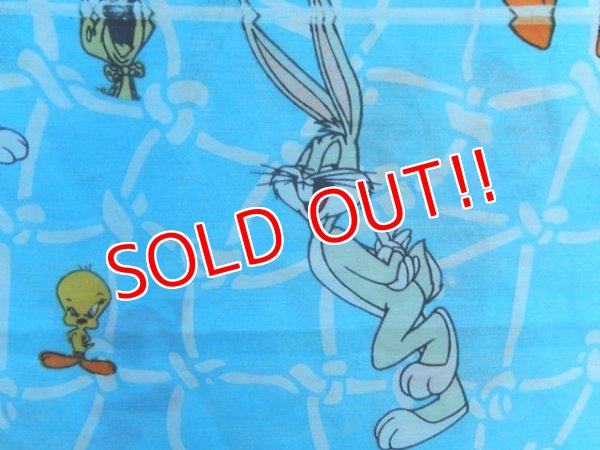 画像2: ct-150922-16 Looney Tunes / Space Jam 90's Flat Sheet