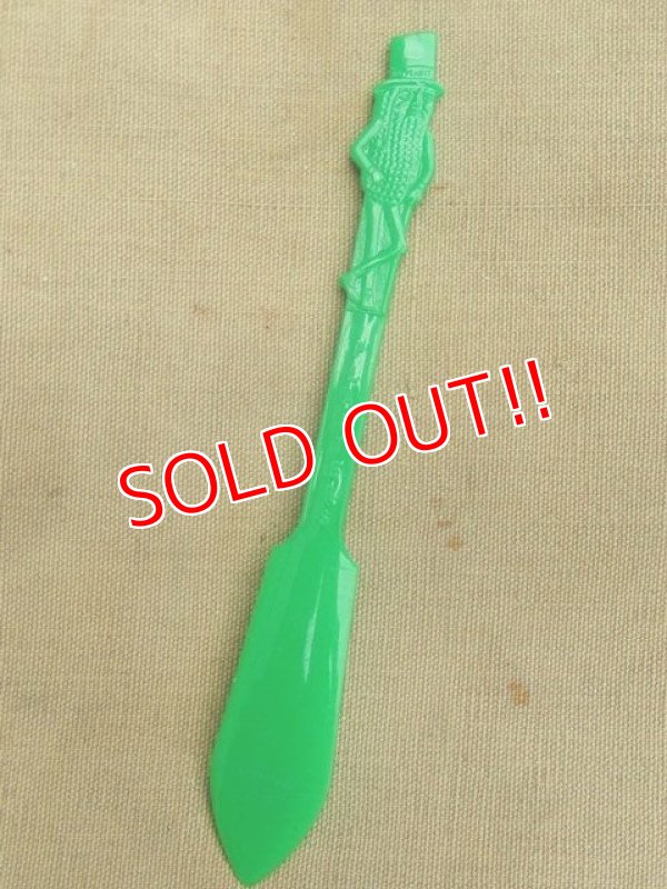 画像1: ct-151001-25 Planters / Mr.Peanuts Plastic Butter Knife (Green)