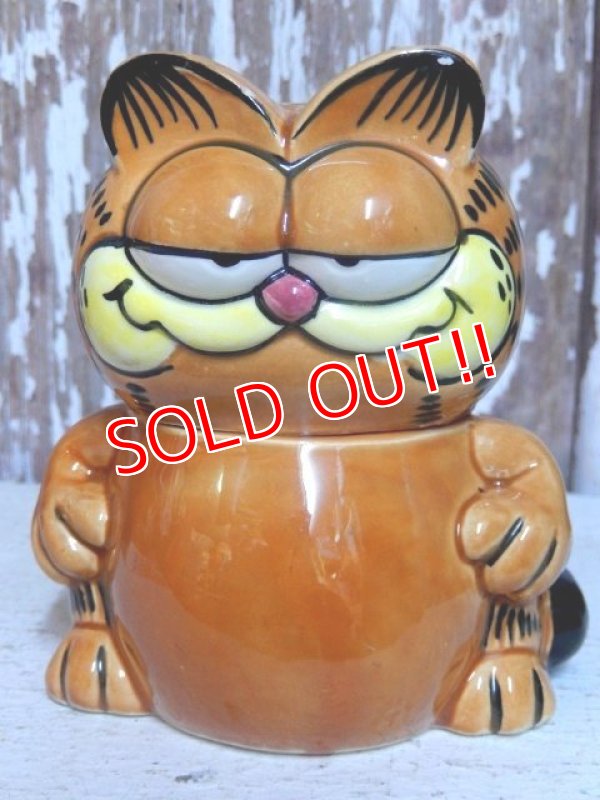 画像1: ct-151001-17 Garfield / 80's Ceramic Container