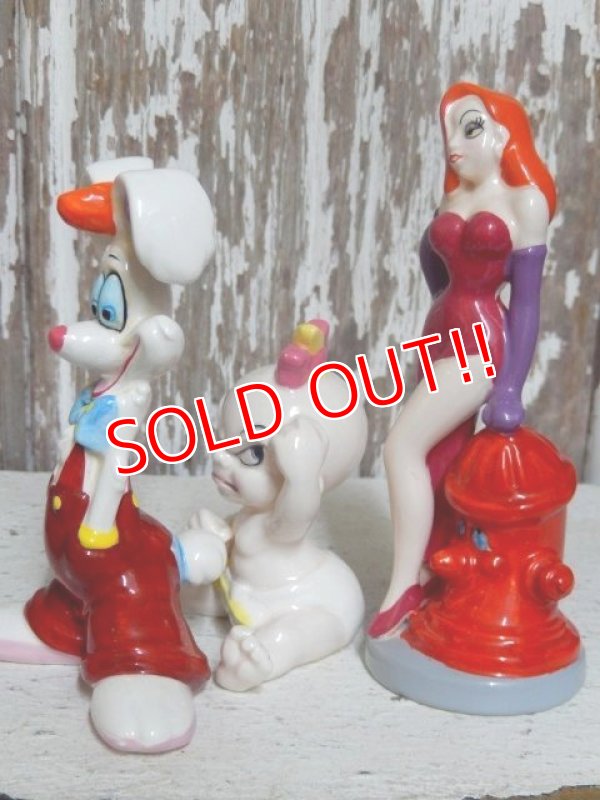 画像5: ct-151001-04 Roger Rabbit,Jessica Rabbit & Baby Herman / 90's Ceramic Figure Set