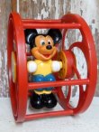 画像1: ct-150901-59 Mickey Mouse / 80's Wheel Toy