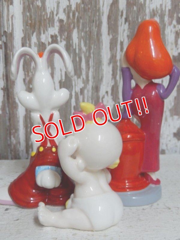 画像7: ct-151001-04 Roger Rabbit,Jessica Rabbit & Baby Herman / 90's Ceramic Figure Set