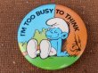 画像1: ct-151005-11 Smurf / 80's Pinback "I'm too busy to think"