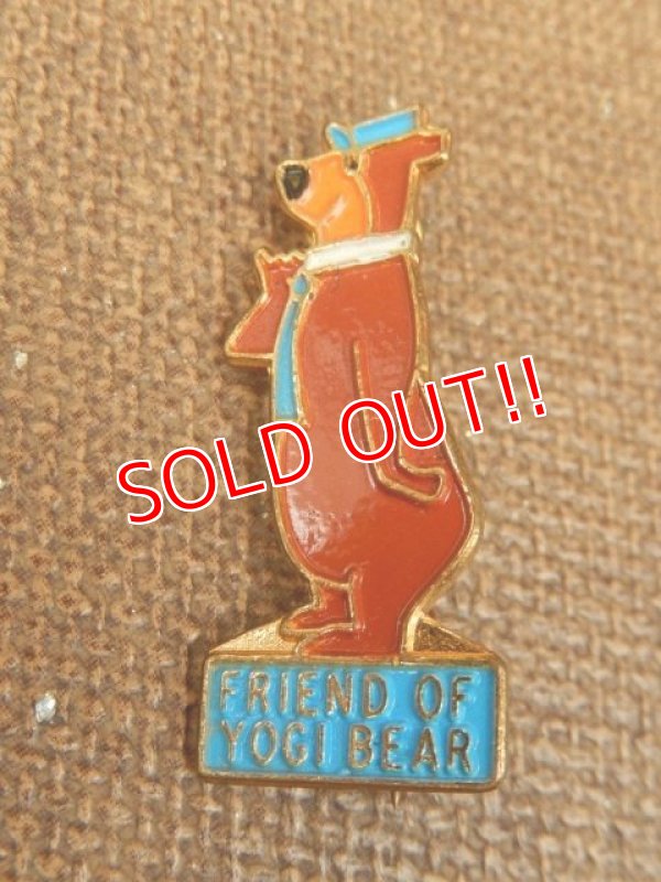 画像1: ct-151005-16 Yogi Bear / Vintage Enamel Pin