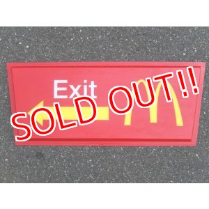 画像: dp-151014-05 McDonald's / Drive-thru EXIT Sign