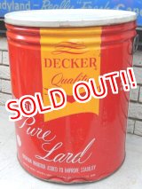 画像: dp-151017-10 Decker / Vintage Lard Can