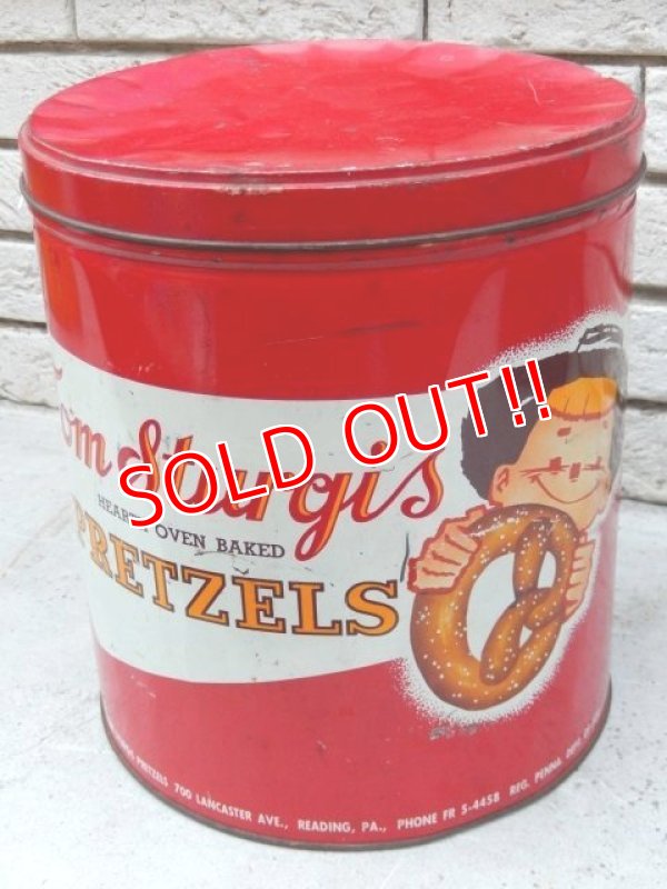 画像1: dp-151017-09 Tom Sturgis Pretzels / Vintage Tin can