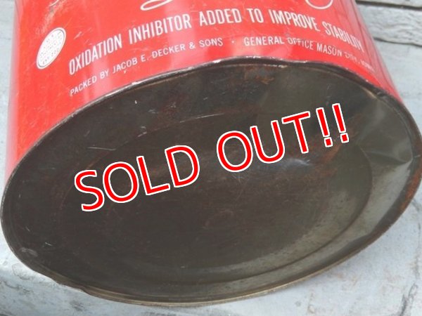 画像9: dp-151017-10 Decker / Vintage Lard Can