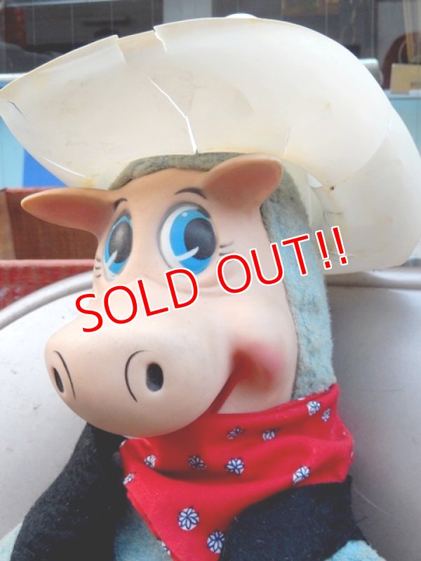 画像2: ct-151014-54 Quick Draw McGraw / Knickerbocker 50's Rubber Face Doll