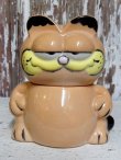 画像1: ct-151001-18 Garfield / 80's Ceramic Container (Bootleg)