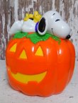 画像1: ct-151021-18 Snoopy / Whitman's 2000's Halloween Bank "Jack-o'- Lantern"