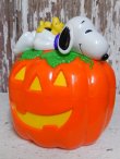 画像1: ct-151021-18 Snoopy / Whitman's 2000's Halloween Bank "Jack-o'- Lantern"