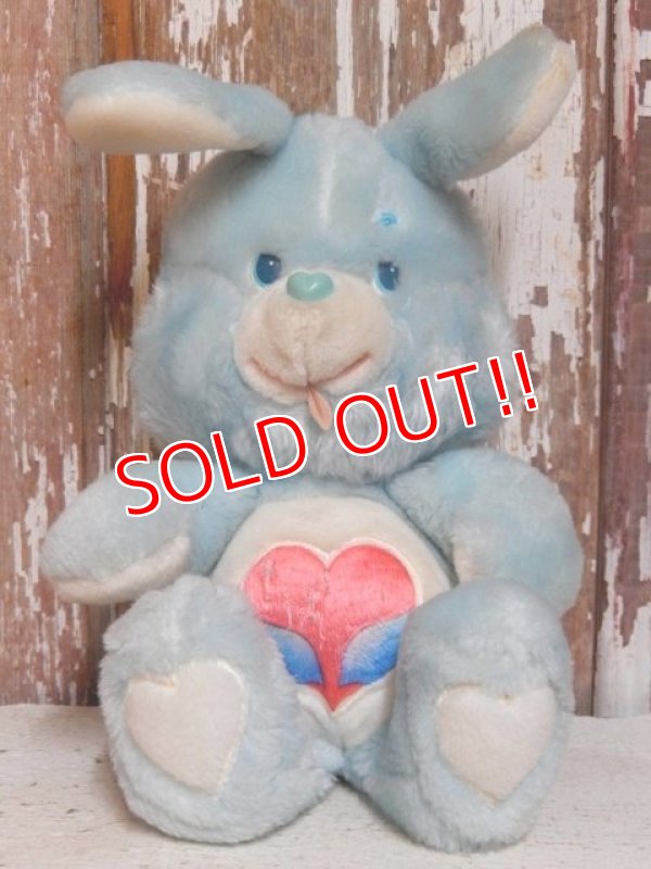 画像1: ct-151014-36 Care Bears / Kenner 80's Swift Heart Rabbit Plush Doll