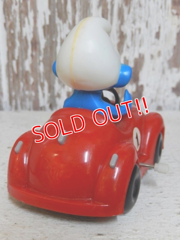 画像5: ct-151027-21 Smurf / Galoob 80's Wind up "Red Car"