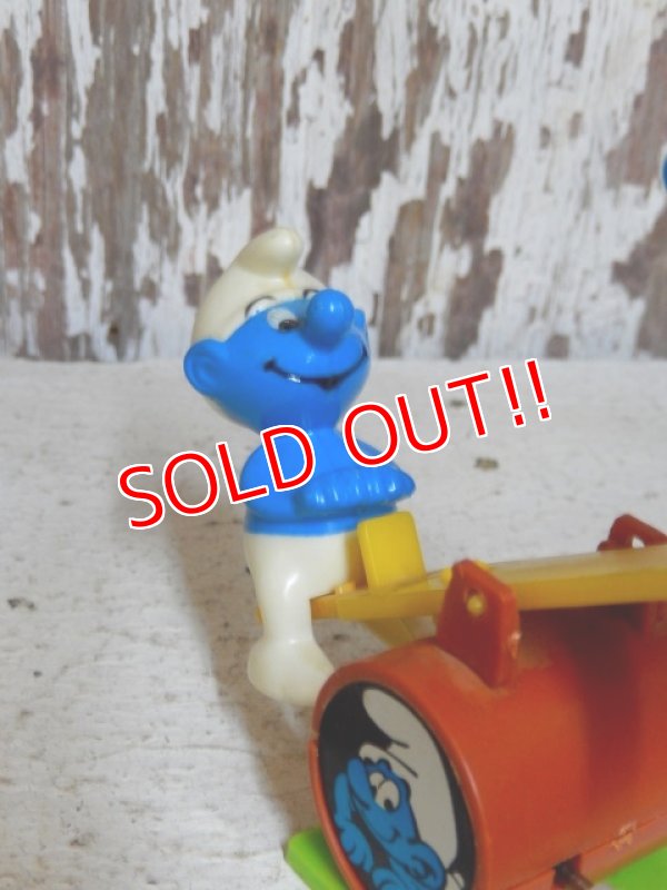画像2: ct-151027-22 Smurf / Galoob 80's Wind up "Seesaw"