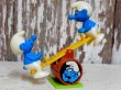 画像1: ct-151027-22 Smurf / Galoob 80's Wind up "Seesaw"