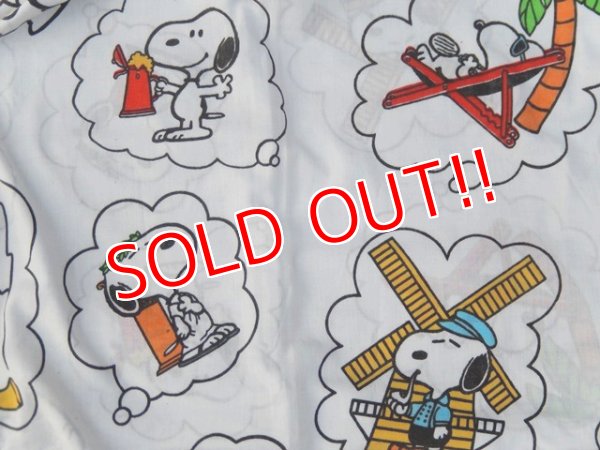 画像7: ct-151017-02 PEANUTS / 70's Flat Sheet (Twin)