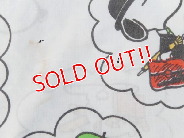画像10: ct-151017-02 PEANUTS / 70's Flat Sheet (Twin)