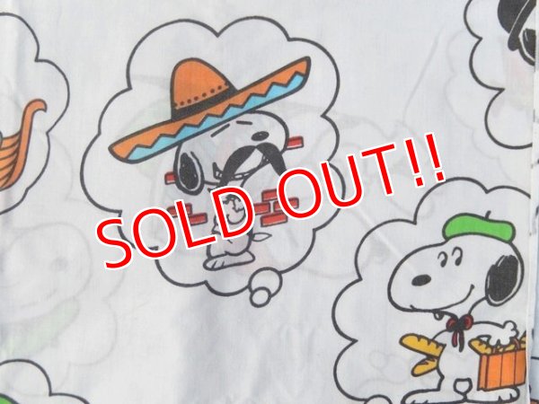 画像6: ct-151017-02 PEANUTS / 70's Flat Sheet (Twin)