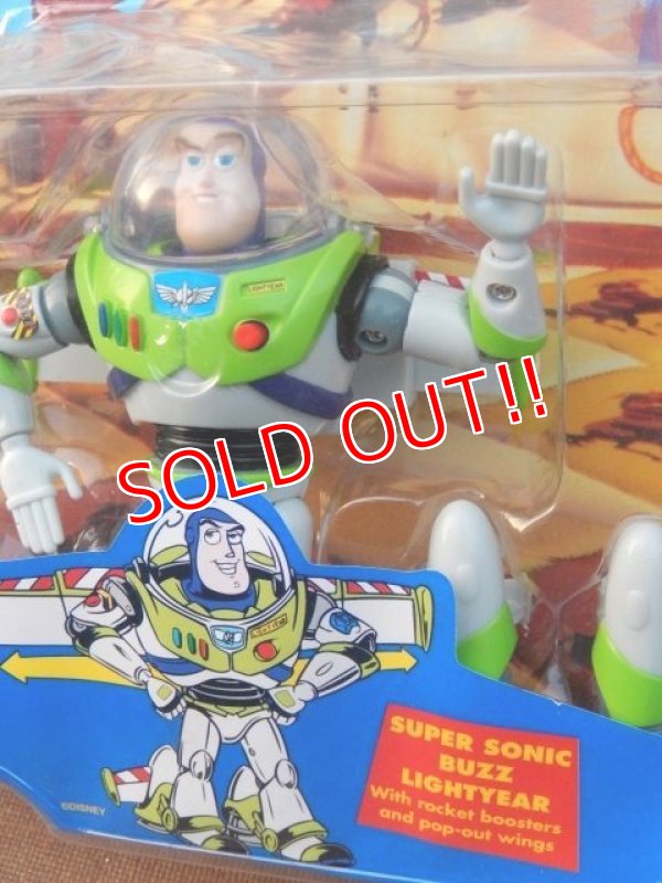 画像2: ct-151014-30 TOY STORY / Buzz Lightyear Think Way 90's Action Figure "Super Sonic"