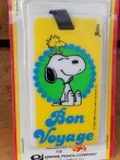 画像2: ct-151104-21 Snoopy / AVIVA 70's Luggage Tags "Bon Voyage"