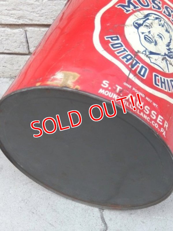 画像7: ct-151104-13 Musser's / Vintage Potato ChipsCan