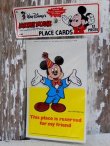 画像1: ct-151107-03 Mickey Mouse / 70's Place Cards