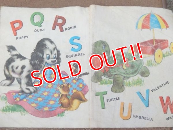 画像4: ct-151104-13 Vintage Cloth Book "BABY'S FIRST ABC"