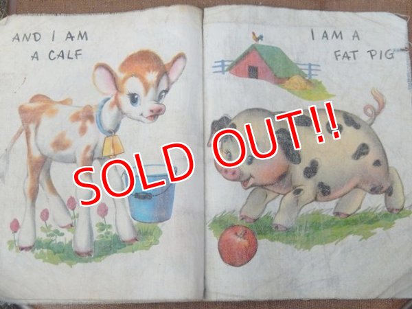 画像4: ct-151104-12 Vintage Cloth Book "BABY'S PETS"