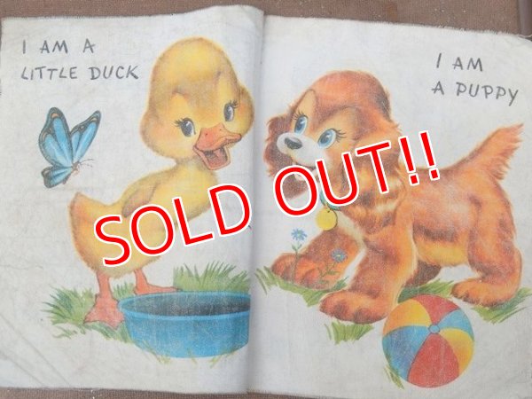 画像2: ct-151104-12 Vintage Cloth Book "BABY'S PETS"