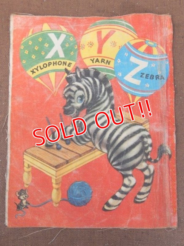 画像6: ct-151104-13 Vintage Cloth Book "BABY'S FIRST ABC"