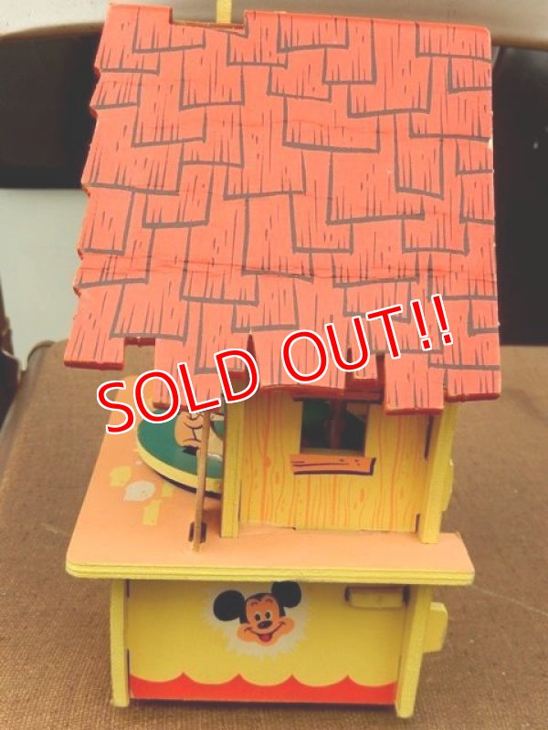 画像7: ct-151110-03 Mickey Mouse Club / Dolly Toy 50's Wall Decor Tree House Musical Box