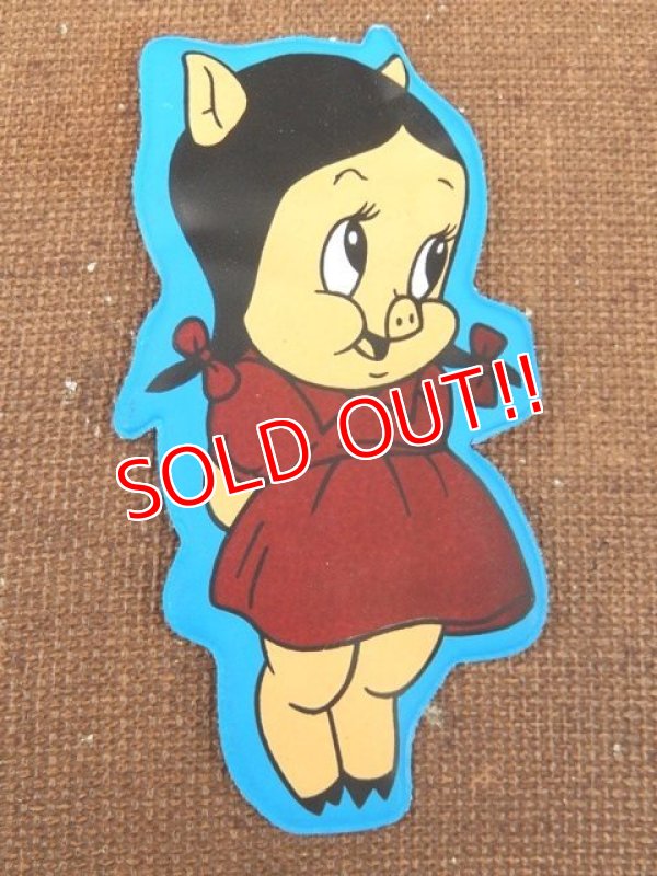 画像1: ct-151110-09 Petunia Pig / 70's Puffy Sticker
