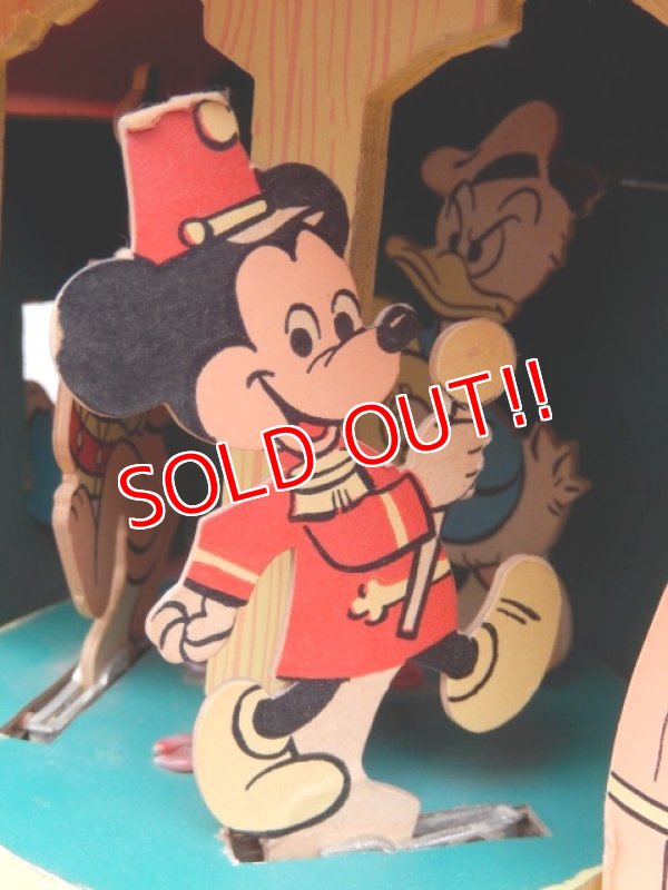 画像12: ct-151110-03 Mickey Mouse Club / Dolly Toy 50's Wall Decor Tree House Musical Box