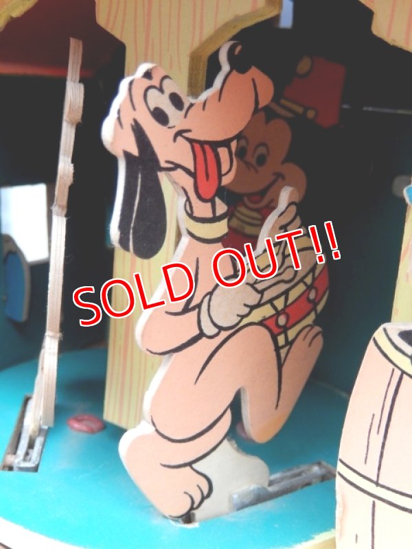 画像10: ct-151110-03 Mickey Mouse Club / Dolly Toy 50's Wall Decor Tree House Musical Box