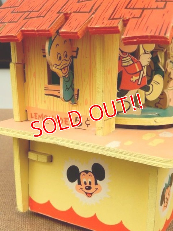 画像3: ct-151110-03 Mickey Mouse Club / Dolly Toy 50's Wall Decor Tree House Musical Box