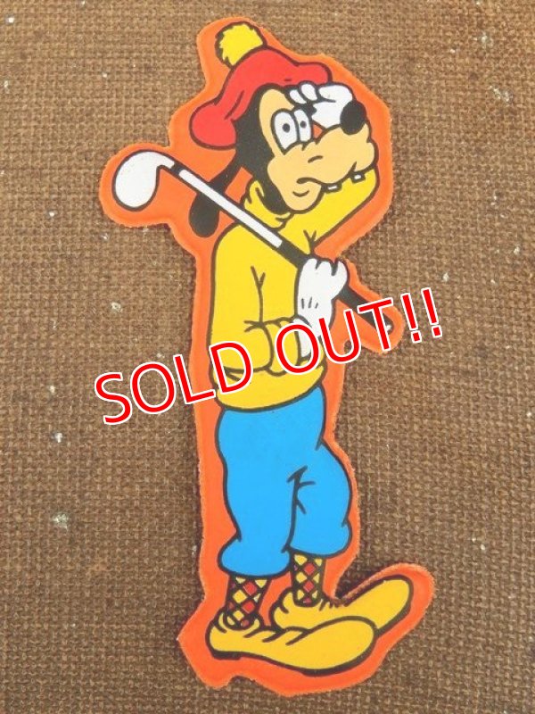 画像1: ct-151110-09 Goofy / 70's Vinyl Magnet "Golf"