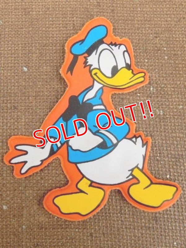 画像1: ct-151110-09 Donald Duck / 70's Vinyl Magnet