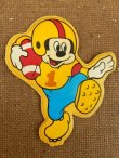 画像1: ct-151110-09 Mickey Mouse / 70's Vinyl Magnet "Football"