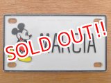 画像: ct-150915-30 Mickey Mouse / 70's Name Plate "MARCIA"