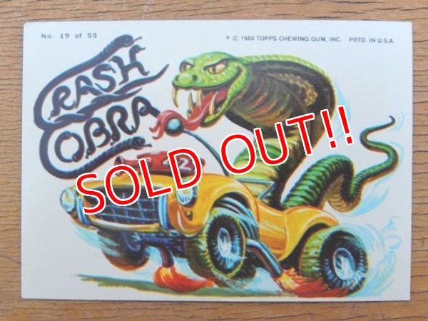 画像1: ct-150701-28 Topps / Weird Wheels Sticker No.19 of 55