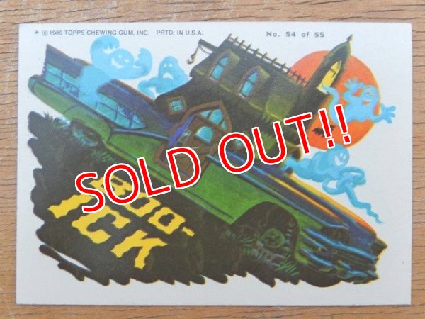 画像1: ct-150701-28 Topps / Weird Wheels Sticker No.54 of 55