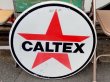 画像1: dp-151201-05 CALTEX / Vintage Steel Sign