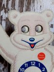 画像2: ct-151201-26 Teddy Snow Crop / 50's Wall Clock