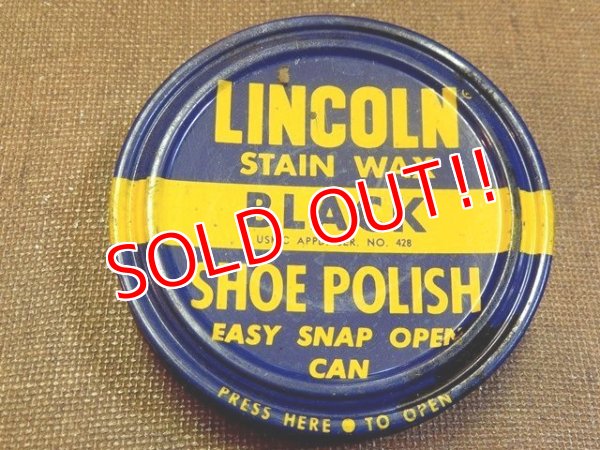 画像1: dp-151201-09 Lincoln / Shoe Polish Can "Black"