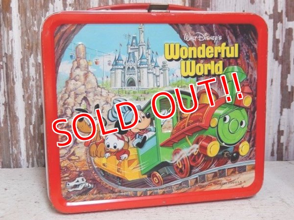 画像1: ct-151210-02 Walt Disney World / Aladdin 80's Metal Luncbox