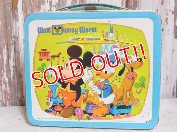 画像1: ct-151210-04 Walt Disney World / 70's Metal Lunchbox